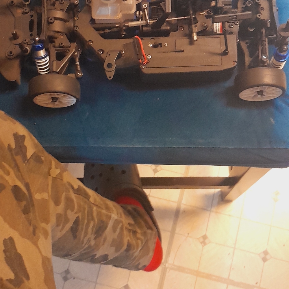 Kyosho fox body mustang rc nitrous car